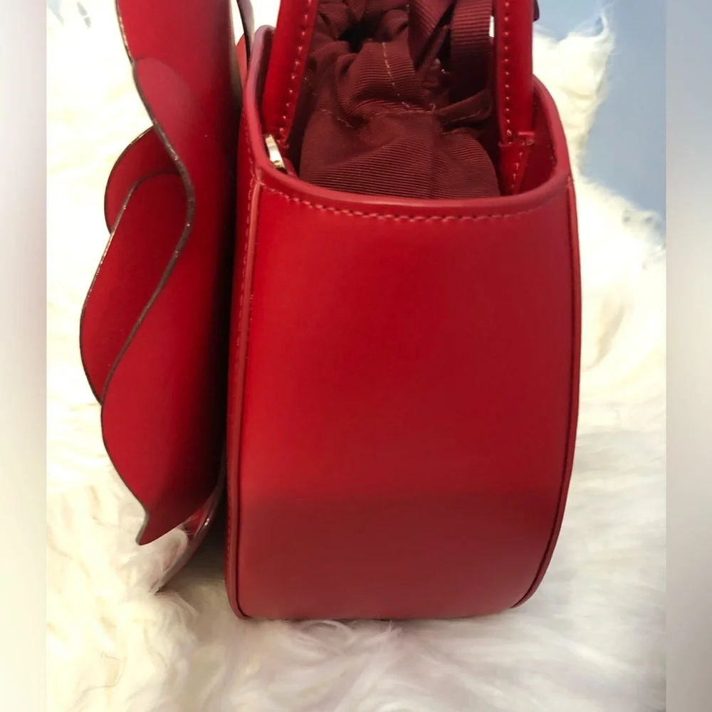 RARE Kate spade 3D Flora Red Rose Cross Body Bag - Picture 12 of 13